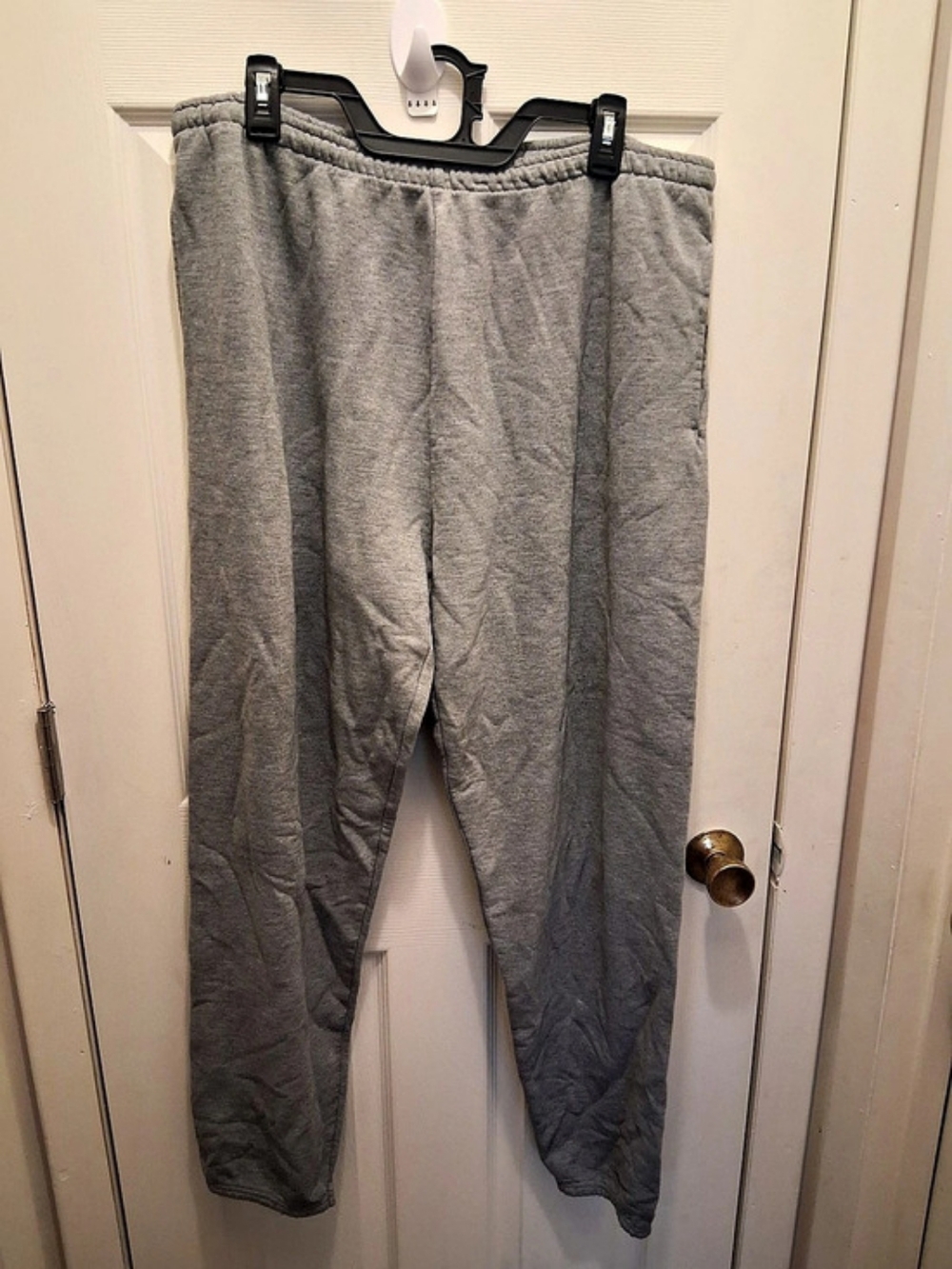 Athletic Works Men's Fleece Sweatpants Gray XL